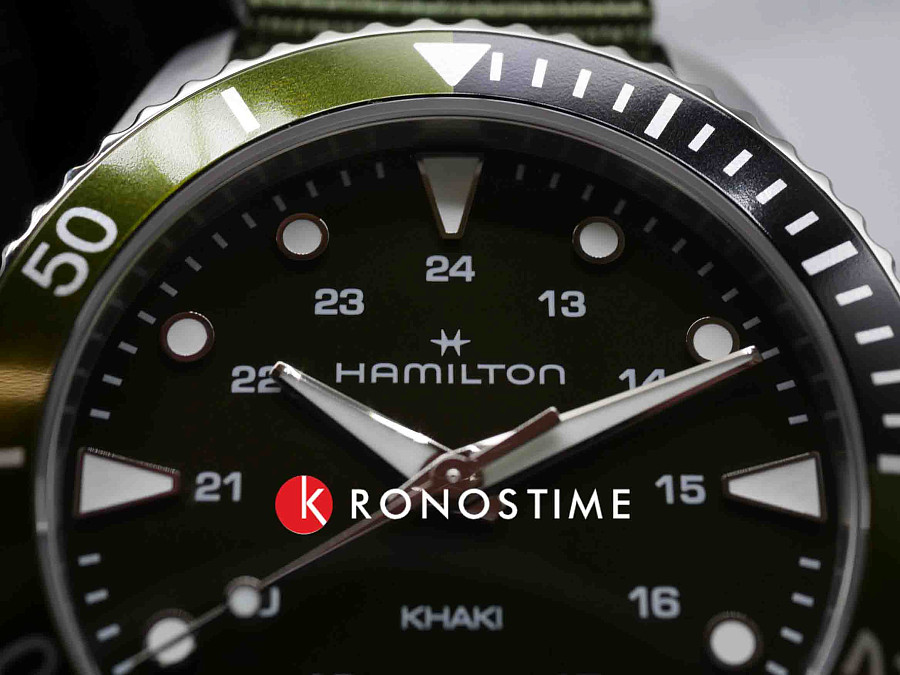 Часы Hamilton Khaki Navy Scuba Quartz H82241961 — сталь, Швейцария
