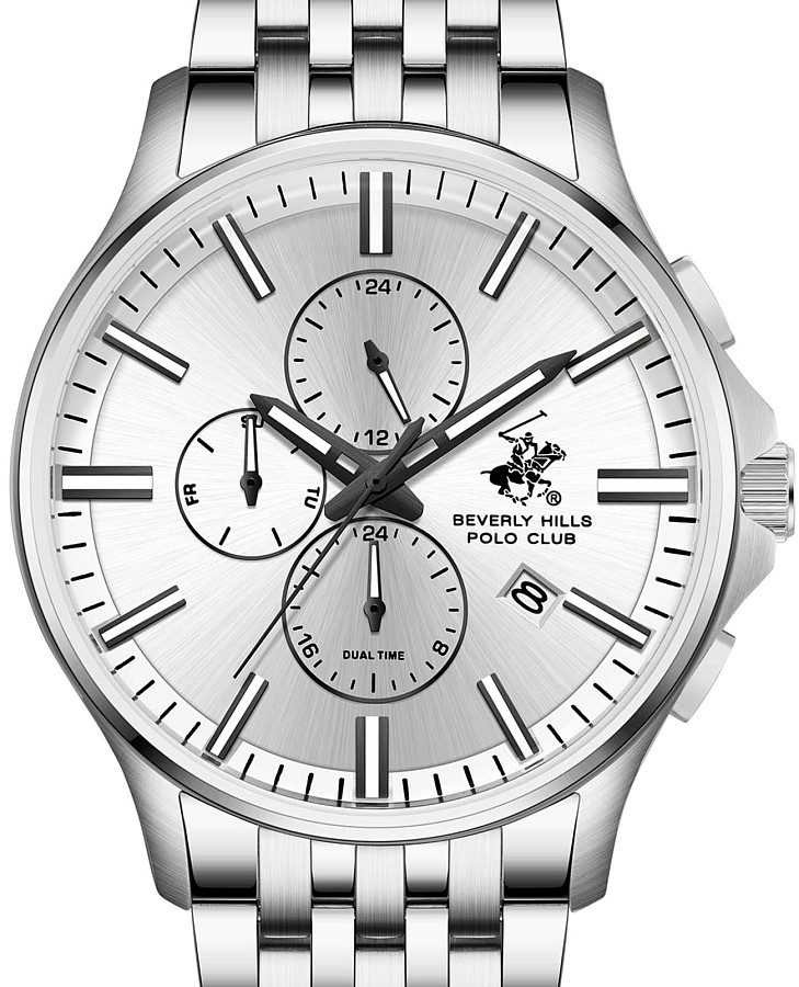 Часы Beverly Hills Polo Club BP3852X.330 — кварцевые, сталь металл
