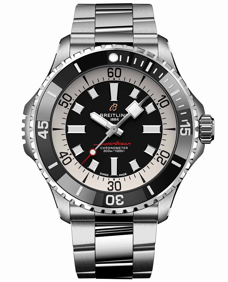Часы Breitling Superocean Automatic 46 A17378211B1A1 — мужские, антрацитовый