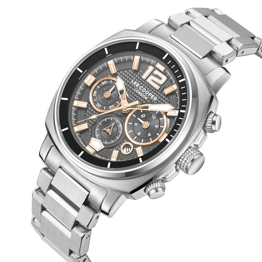 Часы Lee Cooper LC08194.360 — кварцевые, суперметалл металл