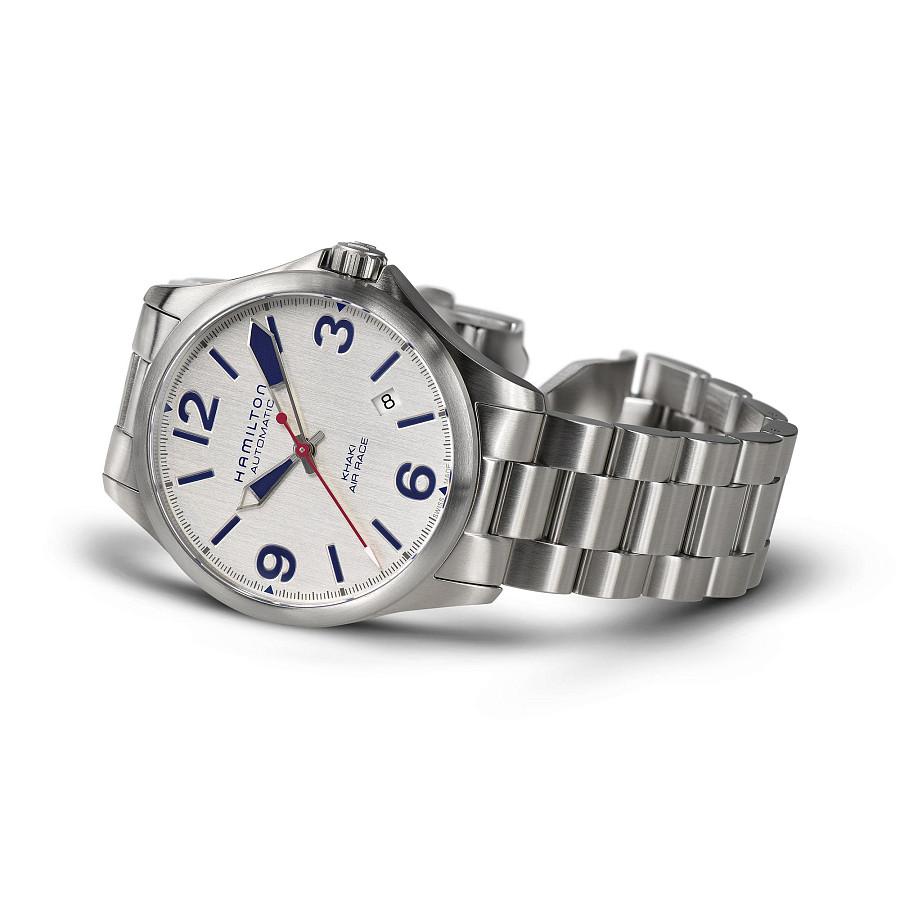 Часы Hamilton Khaki Aviation Air Race Auto H76225151 — механические, сталь