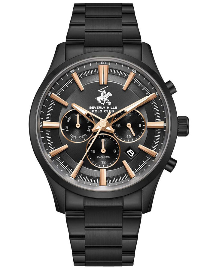 Часы Beverly Hills Polo Club BP3779X.060 — мужские, черный