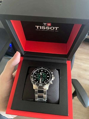 Фото покупателя: Швейцарские керамические наручные часы Tissot Seastar 1000 Quartz Chronograph T120.417.11.091.01