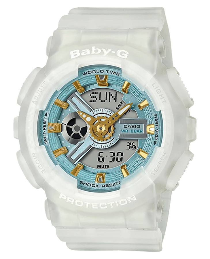 Часы Casio Baby-G BA-110SC-7A — женские, бирюзовый