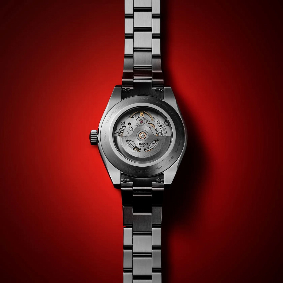 Часы Tissot Gentleman Powermatic 80 Silicium T165.807.11.091.00 — артикул T1658071109100, мужские