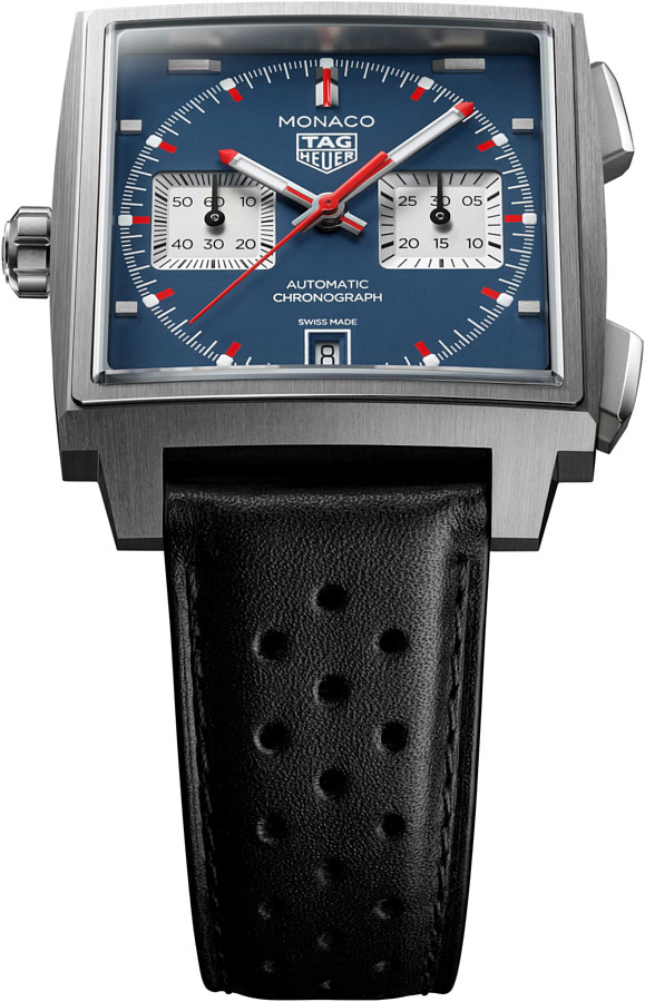 Часы TAG Heuer Monaco Chronograph CDW2181.FC8360 — механические, титан