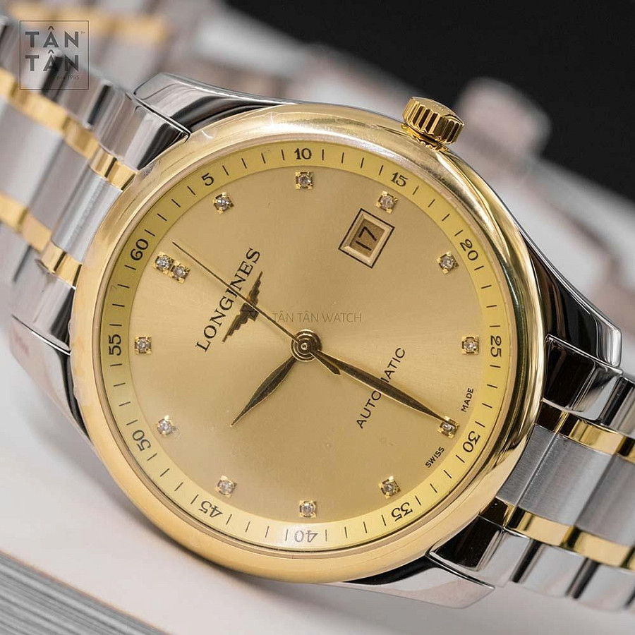 Часы Longines Master Collection L2.793.5.37.7 — мужские, нержавеющая сталь + золото 18к