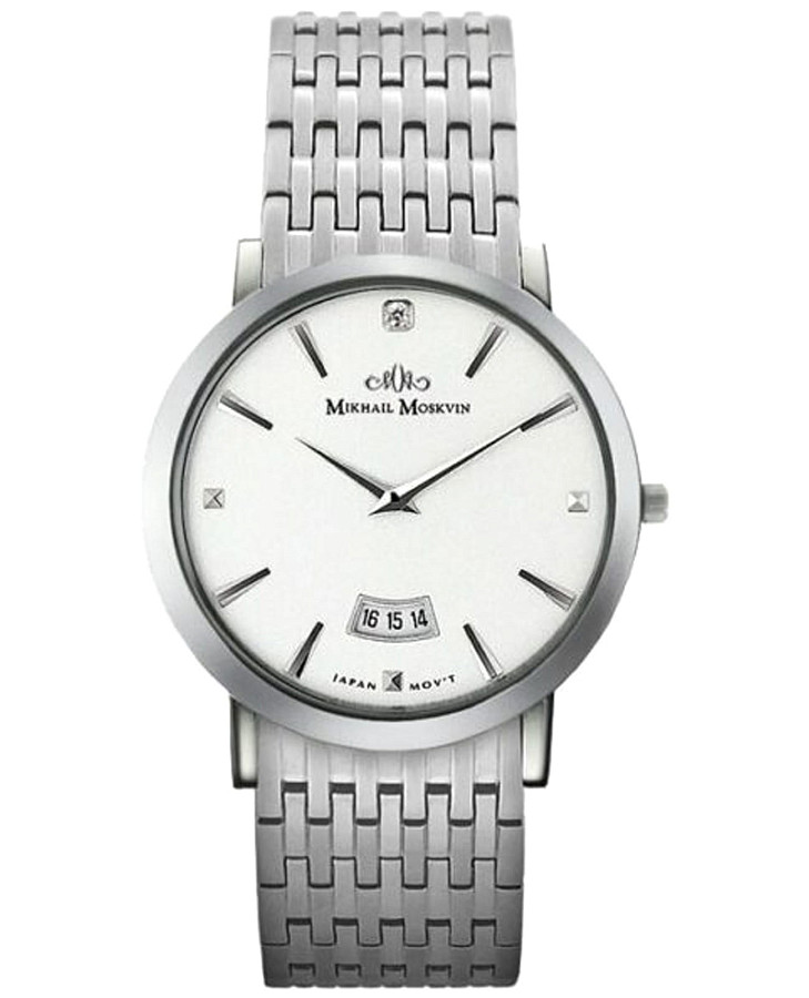 Часы Михаил Москвин Elegance 1014S0B1 — мужские, серебристый