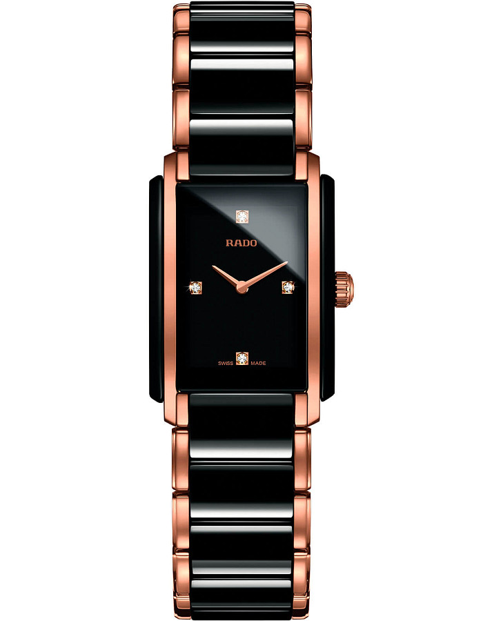 Часы Rado Integral Diamonds R20612712 — женские, черный
