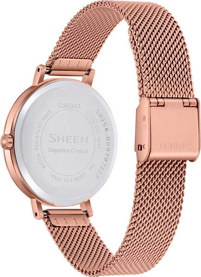 Часы Casio Sheen SHE-4547PGM-5A — Япония, кварцевые