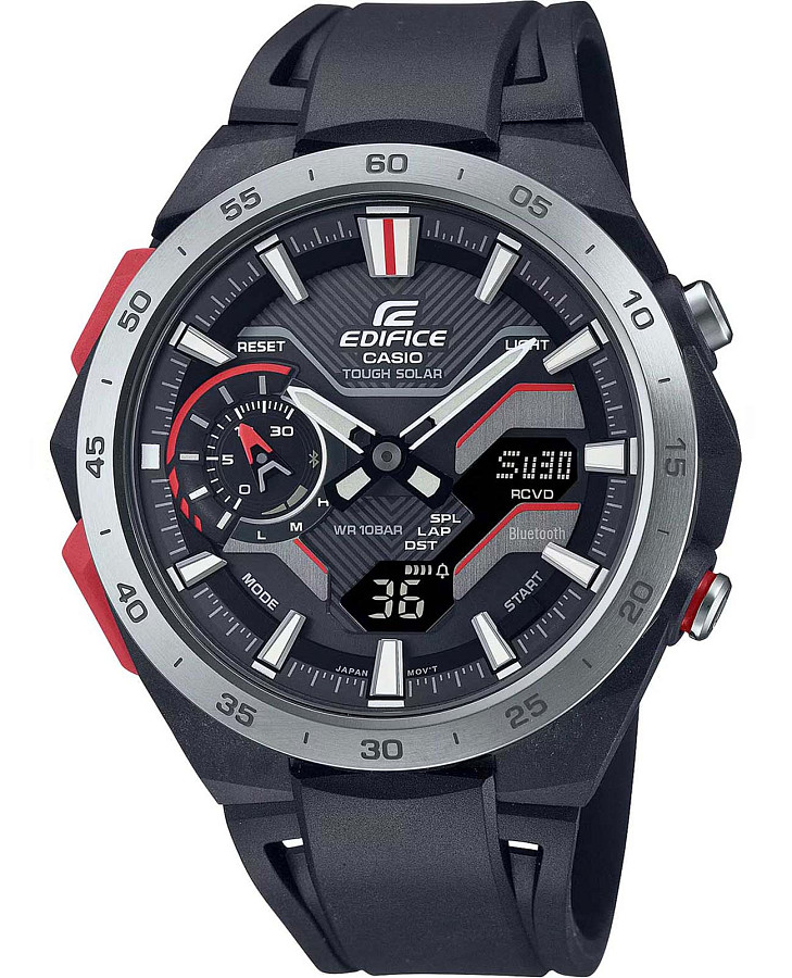 Часы Casio Edifice Windflow ECB-2200P-1ADF (ECB-2200P-1A) — мужские, черный