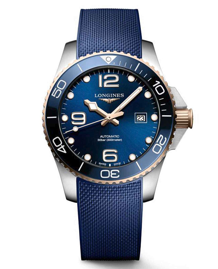 Часы Longines HydroConquest L3.782.3.98.9 — мужские, синий