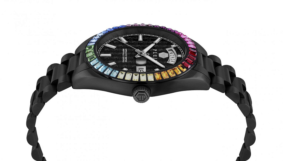 Часы Philipp Plein Date Superlative Gent PWPNA0624 — кварцевые, сталь металл