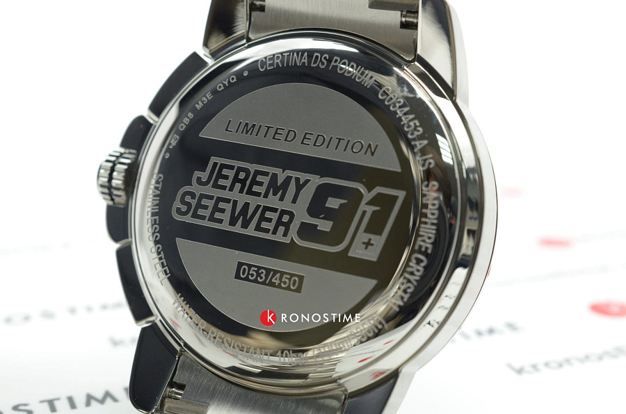 Часы Certina DS Podium Chronograph Lap Timer C034.453.11.047.10 — мужские, нержавеющая сталь