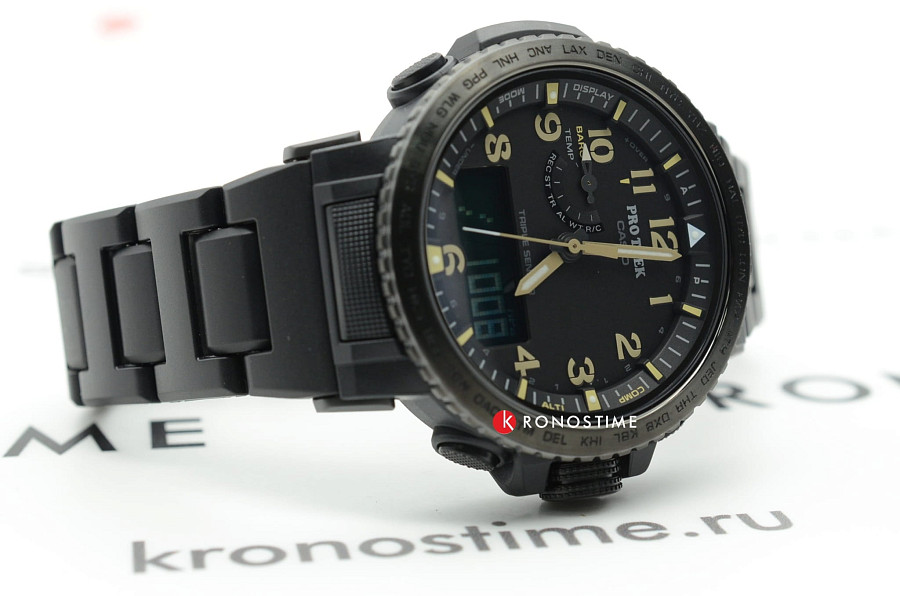 Часы Casio Pro Trek PRW-50FC-1 — кварцевые, металл сталь пластик