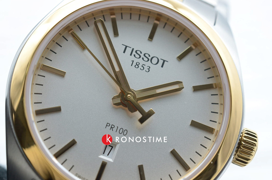 Часы Tissot PR 100 Lady T101.210.22.031.01 — сталь металл, Швейцария