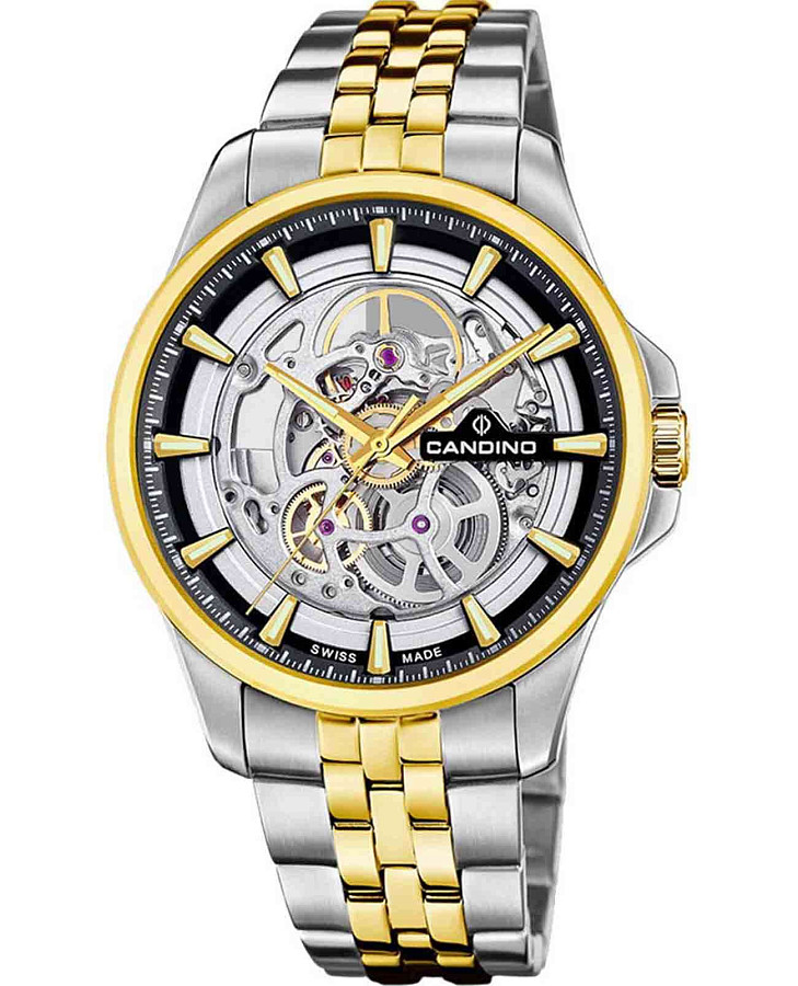 Часы Candino Automatic C4784/1 — мужские, антрацитовый