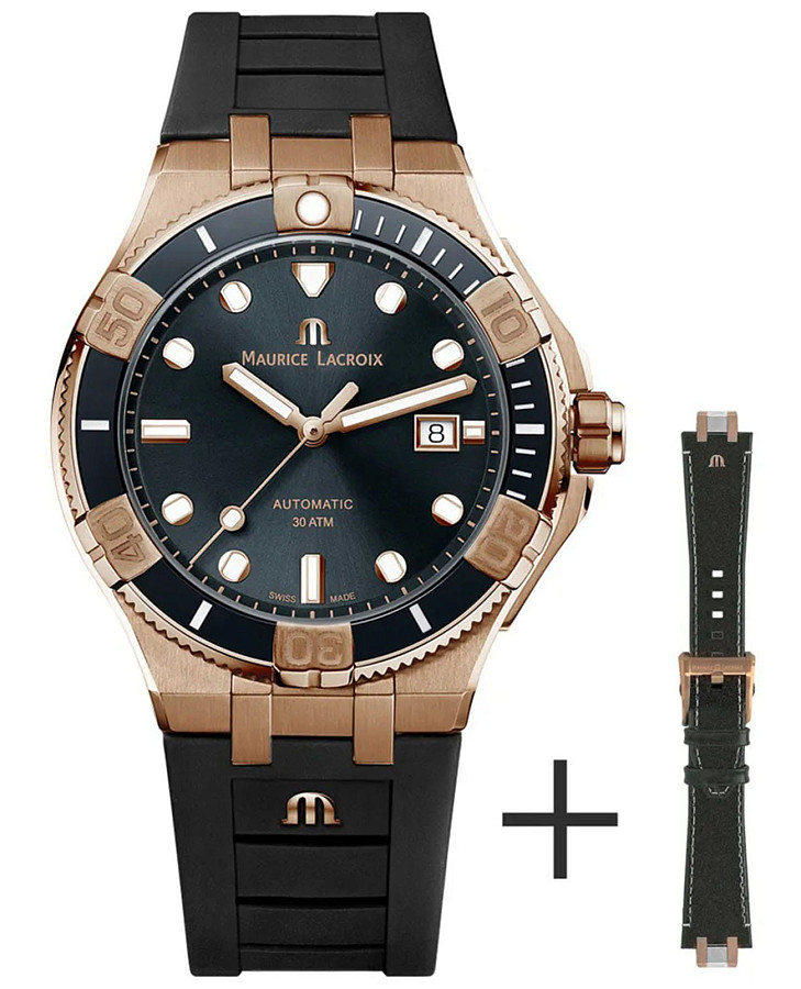 Часы Maurice Lacroix Aikon Venturer Bronze AI6058-BRZ0B-330-2 — мужские, черный