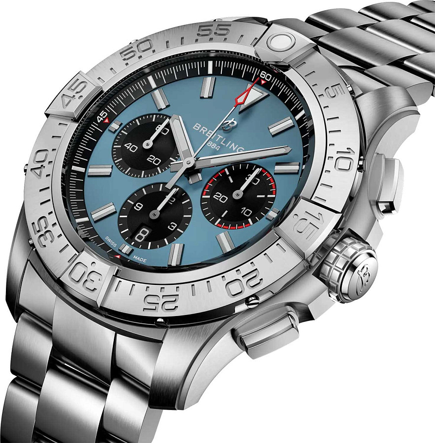 Часы Breitling Super Avenger B01 Chronograph 46 mm EB0148101C1E1 — титан, Швейцария