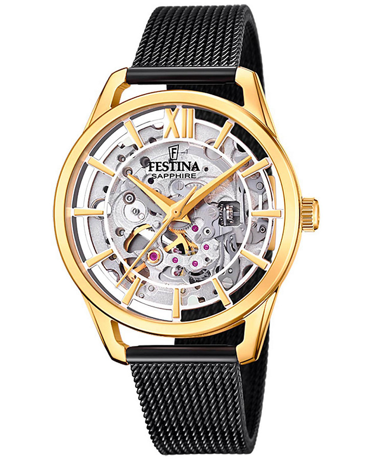 Часы Festina Automatic F20629/2 — женские, серебристый