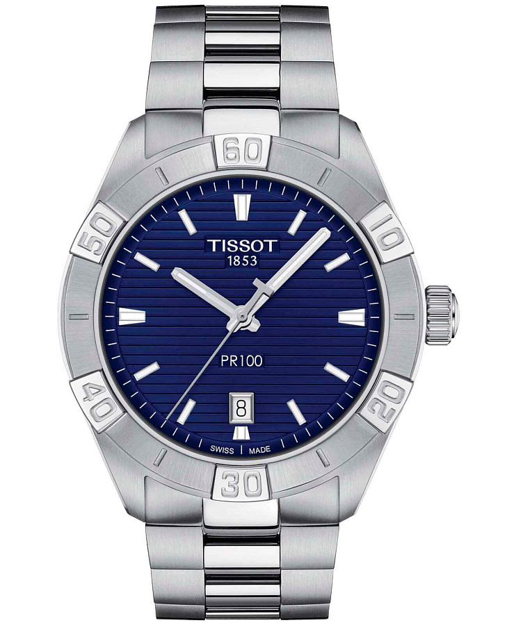 Часы Tissot PR 100 Sport Gent T101.610.11.041.00 — мужские, синий