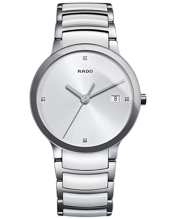 Часы Rado Centrix Diamonds R30927722 — мужские, белый
