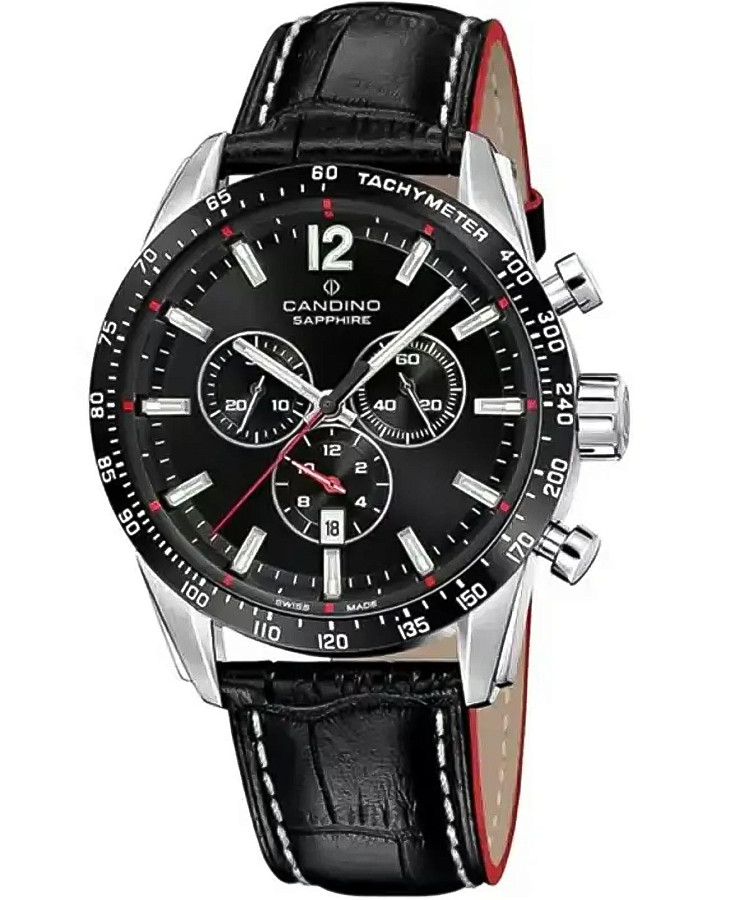 Часы Candino Gents Sport C4758/4 — мужские, черный
