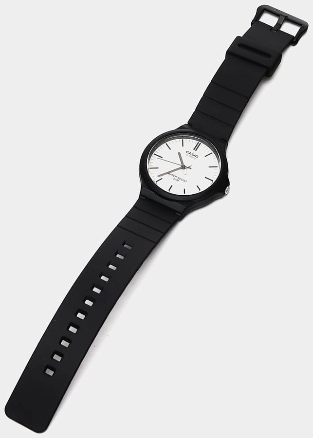 Часы Casio MW-240-7E — белый, пластик