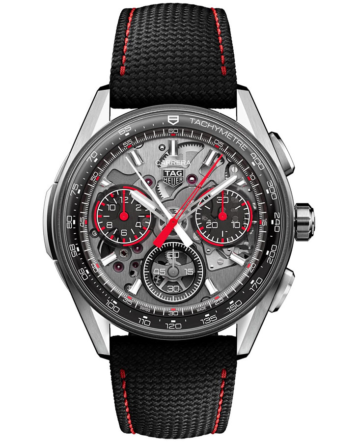 Часы TAG Heuer Carrera Split-Seconds Chronograph CDD2180.FT8120 — мужские, серый