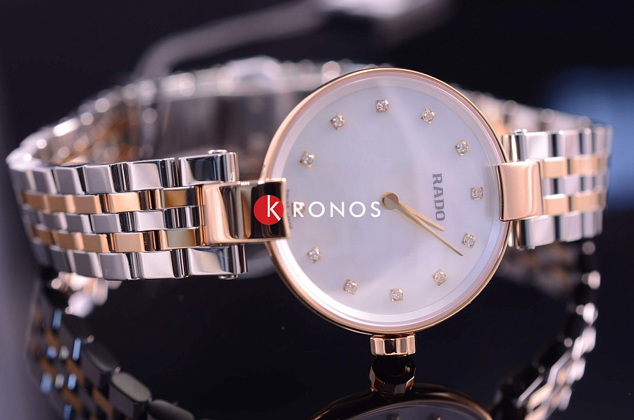 Часы Rado Coupole Diamonds R22855929 — кварцевые, металл сталь