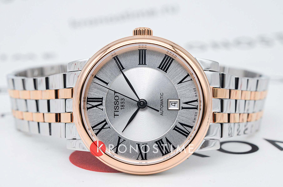 Часы Tissot Carson Premium Automatic Lady T122.207.22.033.00 — механические, сталь металл