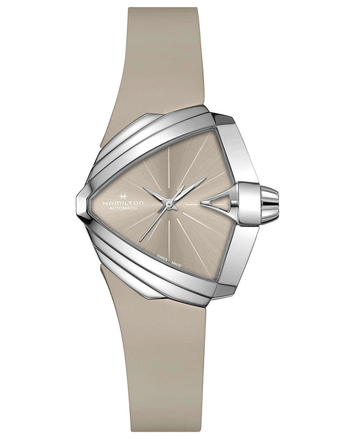 Часы Hamilton Ventura S Auto H24105370 — женские, бежевый