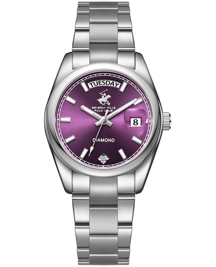 Часы Beverly Hills Polo Club BP3709X.380 — женские, фиолетовый