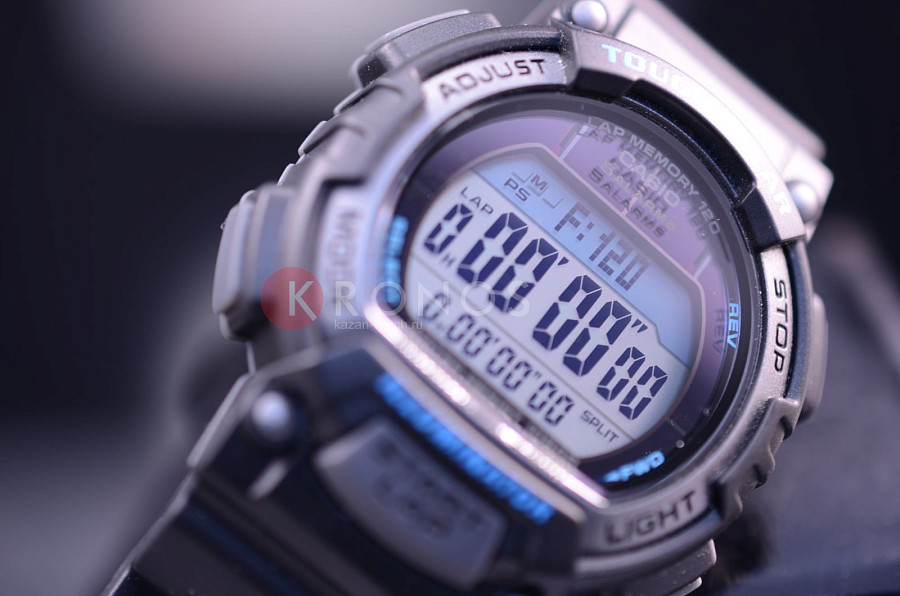 Часы Casio Illuminator STL-S100H-2A — пластик, Япония