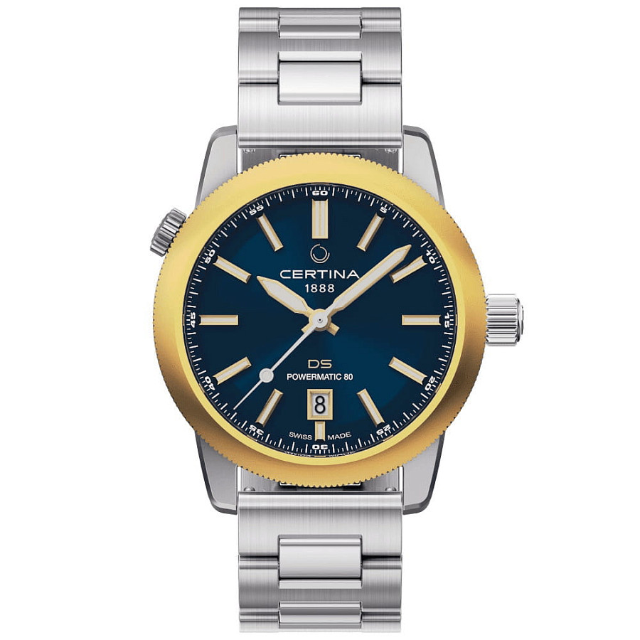 Часы Certina DS+ C041.407.19.041.01 — металл сталь, Швейцария