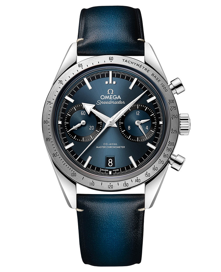 Часы Omega Speedmaster '57 332.12.41.51.03.001 — мужские, синий