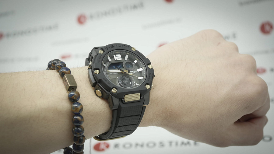 Часы Casio G-Shock GST-B300B-1A — мужские, черный