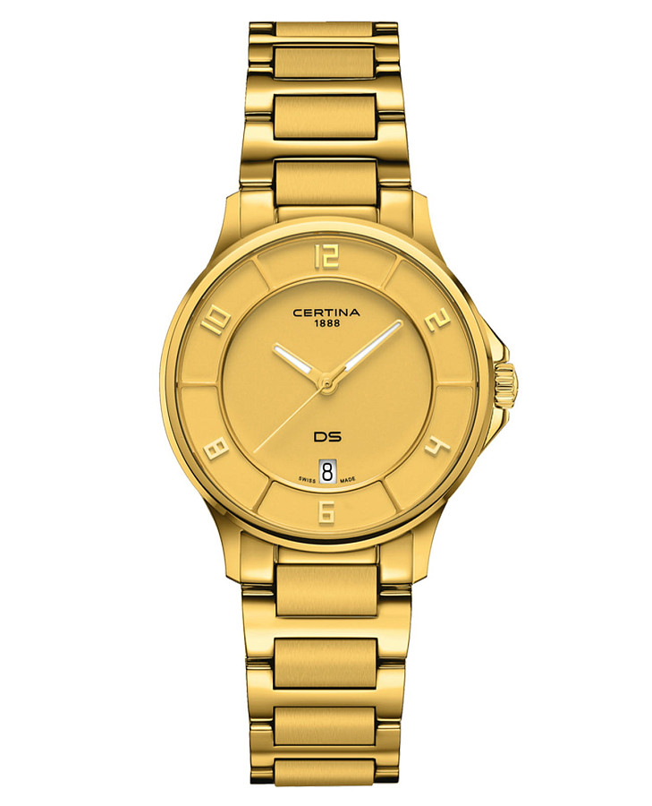 Часы Certina DS-6 Lady C039.251.33.367.00 — женские, золотой