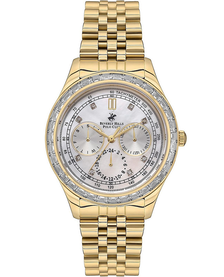 Часы Beverly Hills Polo Club BP3563X.120 — женские, перламутровый