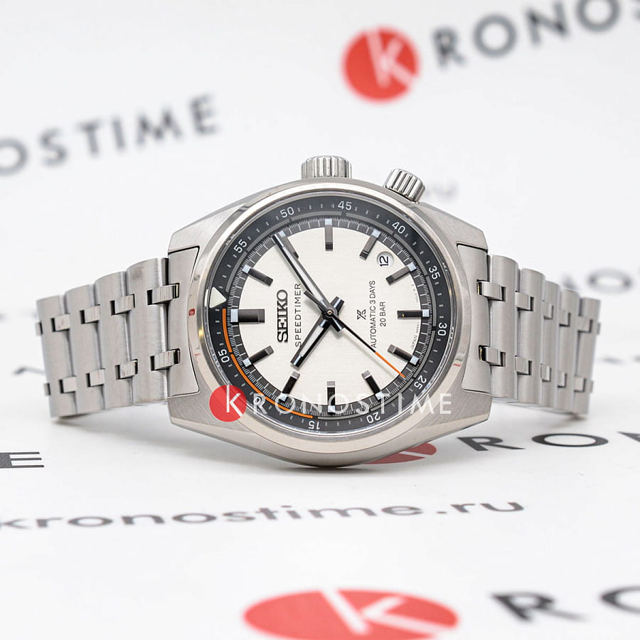 Часы Seiko Prospex Speedtimer SPB513J1 — механические, металл сталь