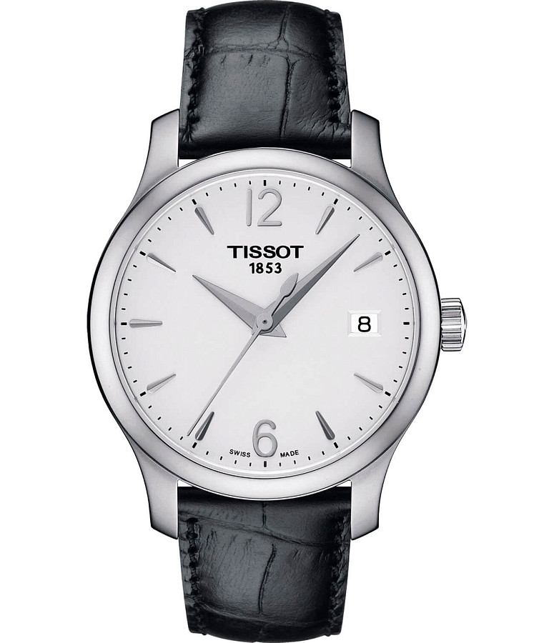 Часы Tissot Tradition Lady T063.210.16.037.00 — женские, белый