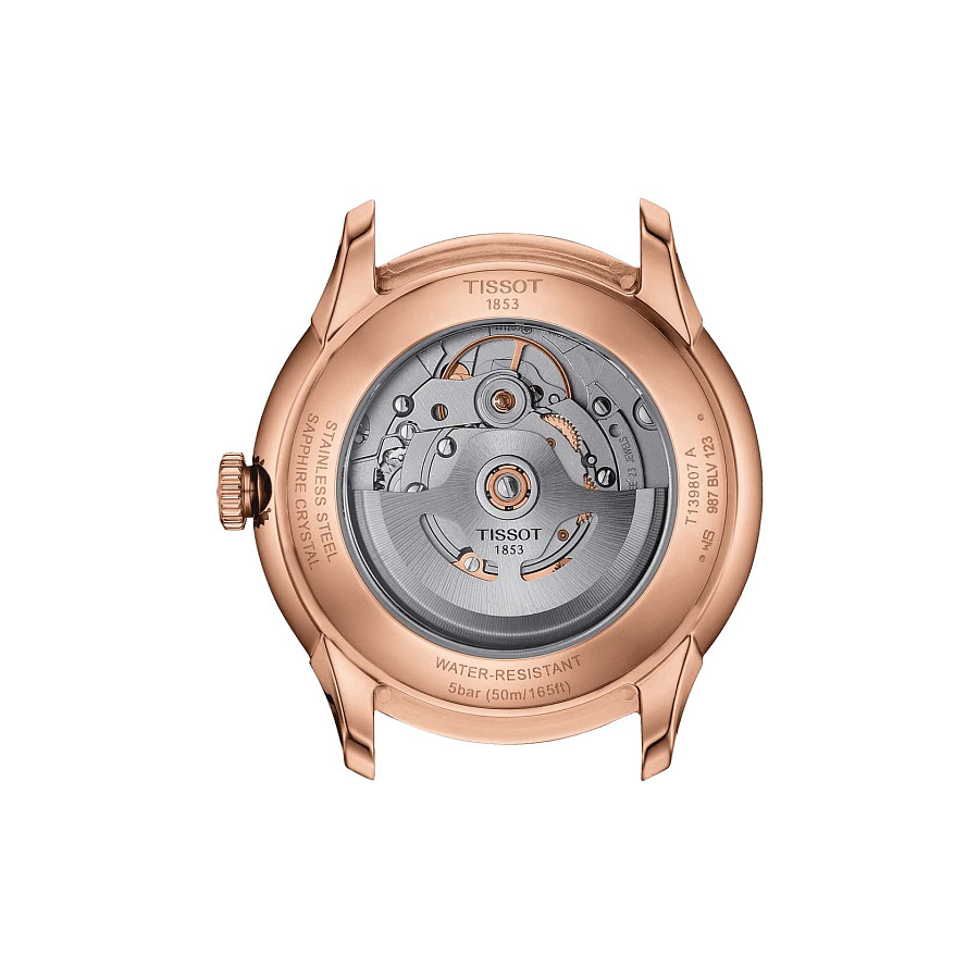 Часы Tissot Chemin des Tourelles Powermatic 80 T139.807.36.031.00 — серебристый, сталь металл