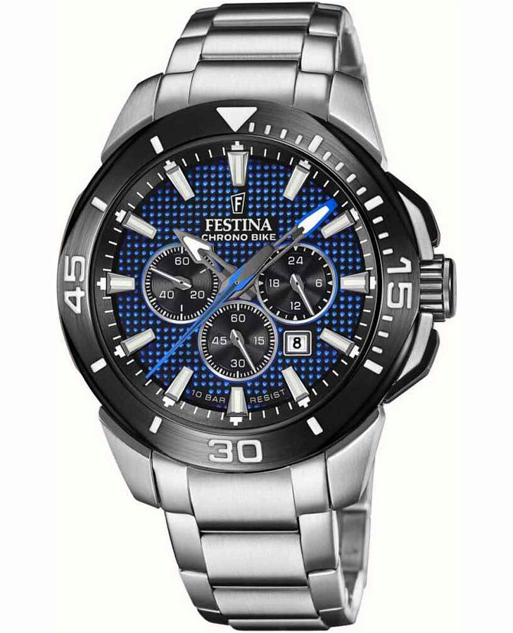 Часы Festina Chrono Bike F20641/2 — мужские, синий