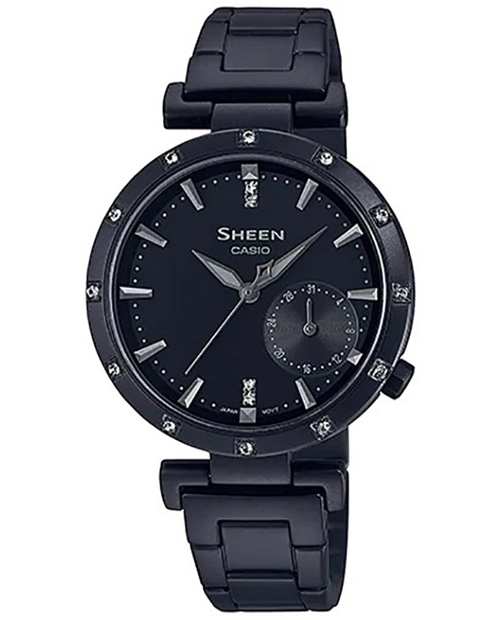 Часы Casio Sheen SHE-4051BD-1A — женские, черный