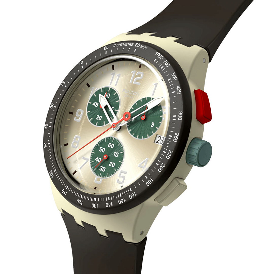 Часы Swatch Chrono 42 Standard SUST402 — женские, силикон
