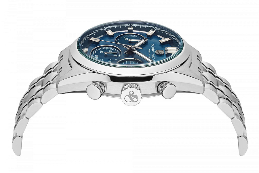 Часы Scotch&Soda SSM.106A — синий, металл сталь