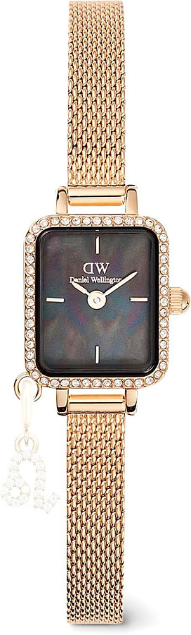 Часы Daniel Wellington Quadro Mini Crystal Zodiac Evergold DW00100752 — артикул DW00100752