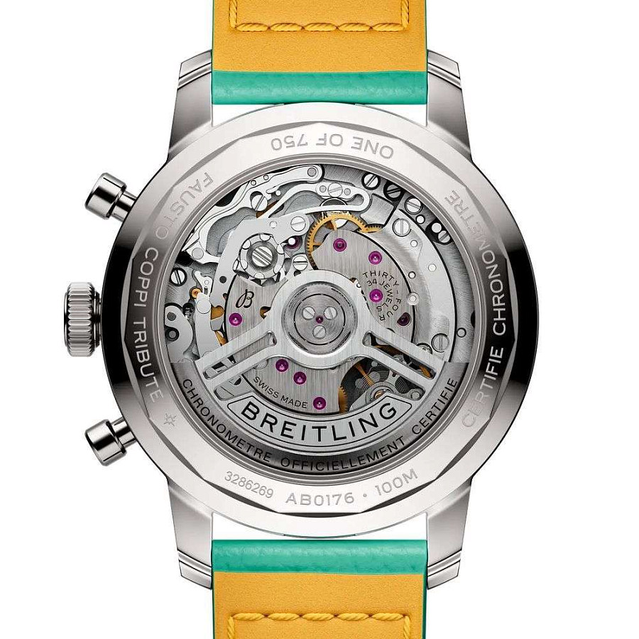 Часы Breitling Top Time B01 Fausto Coppi AB01768A1A1X1 — механические, металл сталь