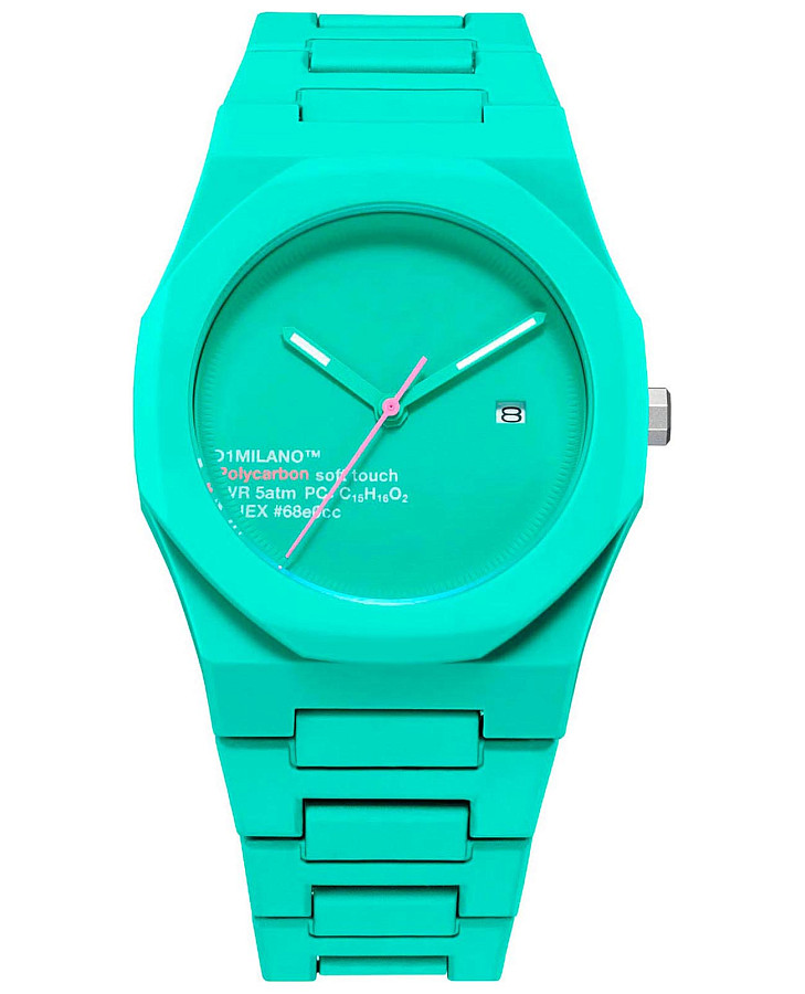 Часы D1 Milano Polycarbon PCBJ31 — мужские, зеленый