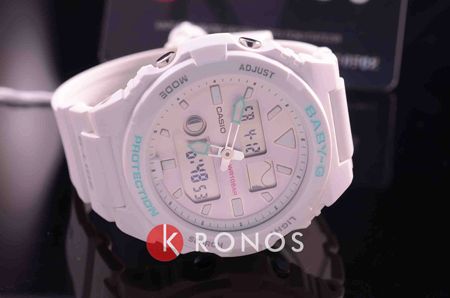 Часы Casio Baby-G BAX-100-7A — кварцевые, пластик